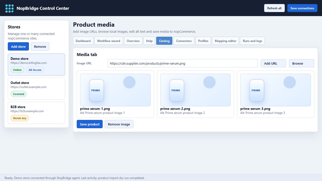 NopBridge Control Center product media
