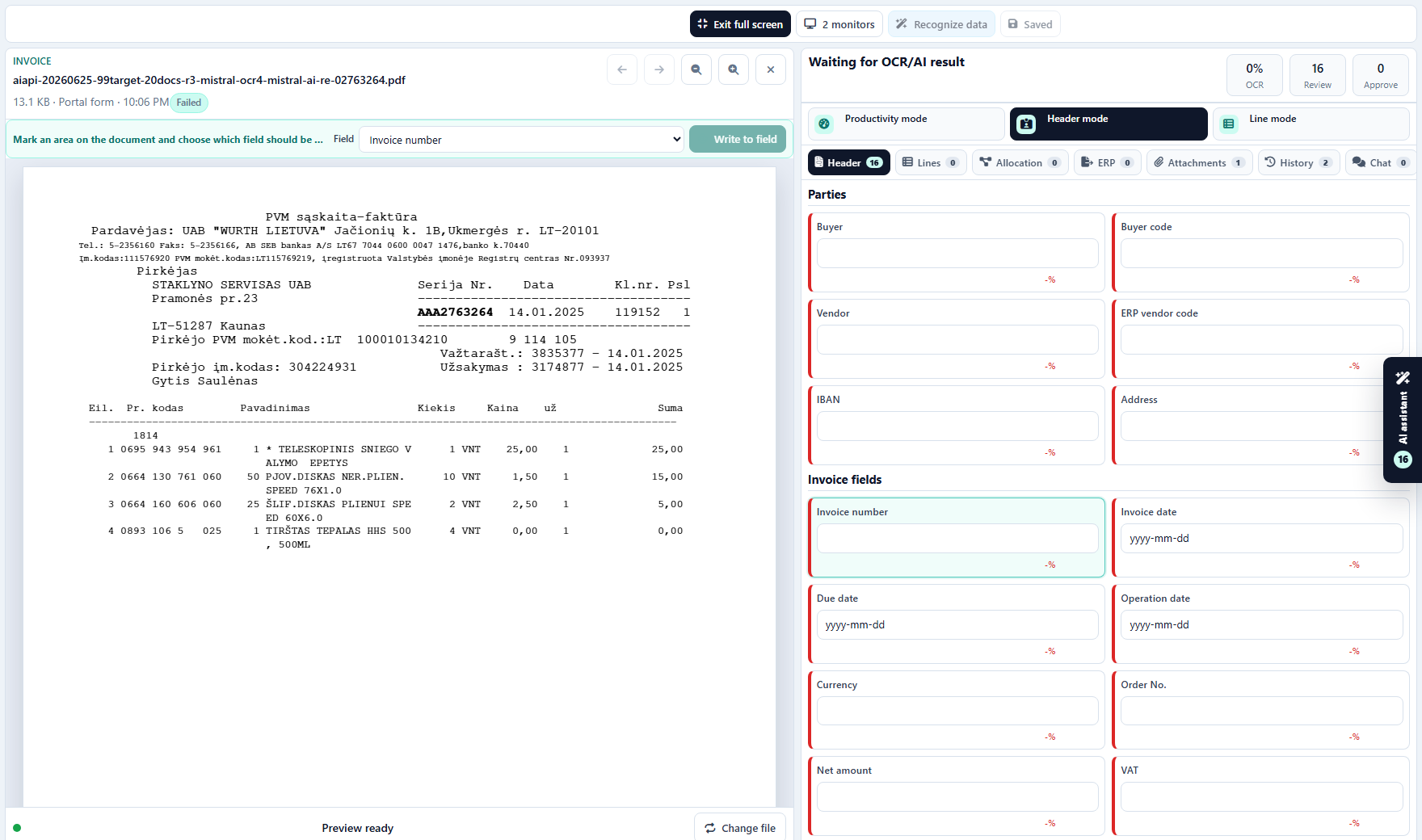 IDP verifier workbench